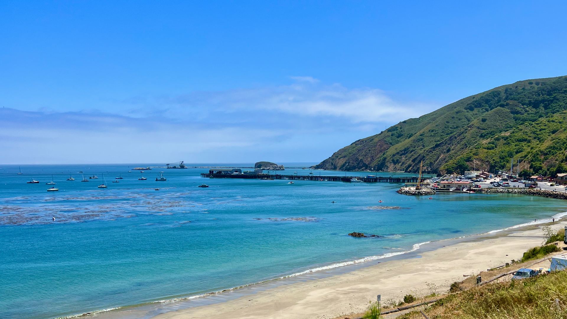 Avila Beach and the pier at Port San Luis